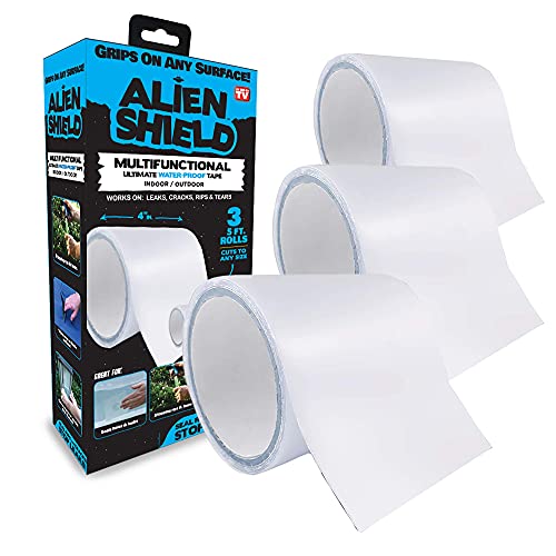 Ruban adhésif transparent étanche Bell+Howell pour réparer piscine et serre de jardin