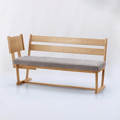 家具の里 ダイニングこたつ用ソファ 138cm幅 横背付き (ナチュラル) 木製 ダイニング コタツ ダイニングソファ ソファー おしゃれ オールシーズン 冬物 和風 洋風 節電 エコ 節約 在宅勤務