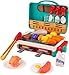 Kids BBQ Grill Toys Set, Kitchen Toy Set with Spray Sound & Color-Changing Food 29 PCS Play Kitchen Accessories for Toddlers Boys Girls