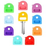 10 Copritasti, Copritasti Elastici in Silicone Morbido da 2,6cm Protezioni per la Testa Identificatori con Carta Etichette per Casa Ufficio Tipi Standard (10 Colori)