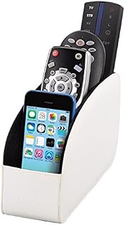 Hama Remote Control Holder, White (Up to 4 remote controls, also as an organizer for glasses, smartphones, controllers, USB sticks)