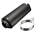 New 38mm Black Motorcycle Exhaust Muffler Silencer for 160cc 150 140 125 Dirt Pitbike Lifan Yx Stomp SDG Removable Pit Dirt Bike ATV Universal
