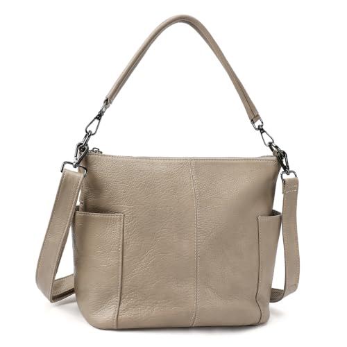 Image of NIUCUNZH Leather Women's Crossbody Bag Purse Soft Shoulder Hobo Handbags