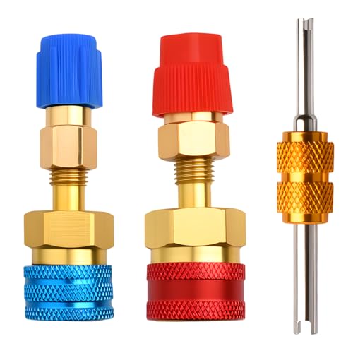 Kit de acopladores rápidos para refrigerante R1234yf miniatura 1