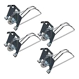 DECOMELODY Set 4 Pezzi Clip Metalliche per Denaro Contante per Cassetto Contanti in Ferro Inserto per Vassoio Registratore di Cassa Accessorio per Organizzazione Banconote in Spazi