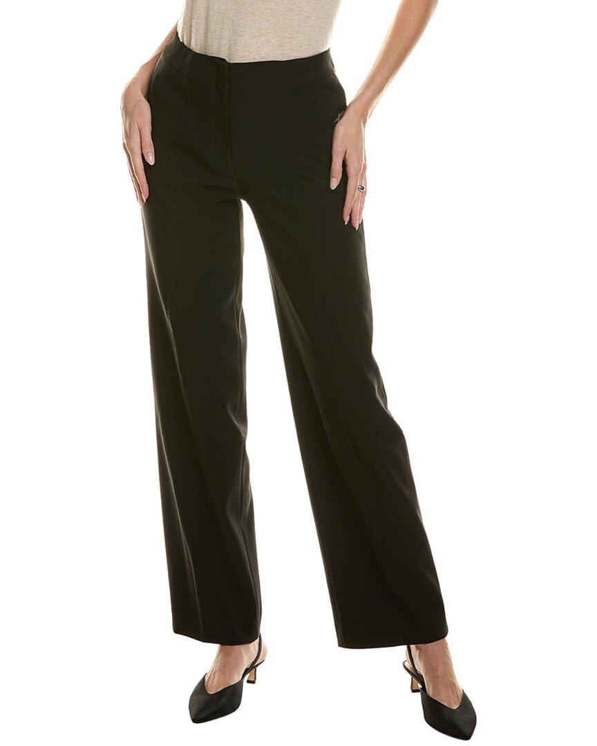 Anne Klein Womens Fly Front High Rise Welt Pocket Cf Seam