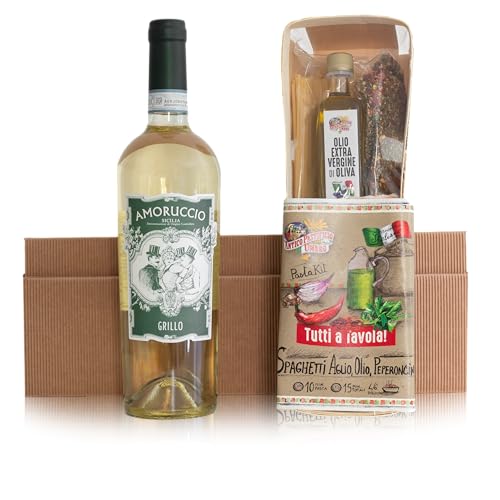 The Wine Guys Präsentpaket Italienische Küchenfreuden: Wein & Kochbox Tutti a Tavola im Set