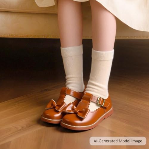 Image of Felix & Flora Toddler Little Girl Mary Jane Dress Shoes - Ballet Flats for Girl Party School Shoes