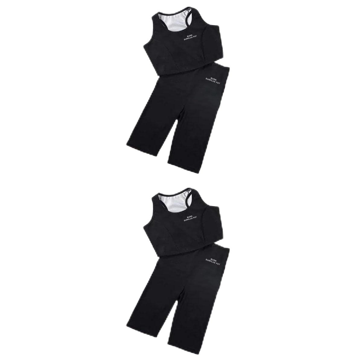 CALANDIS? 3Pcs Women Sauna Pants Slimming Loss Weight Sweat Crop Top Fat Burner Shorts | Shapewear | Intimates & Sleep | Womens Clothing | Clothing, Shoes & Accessories-image-47