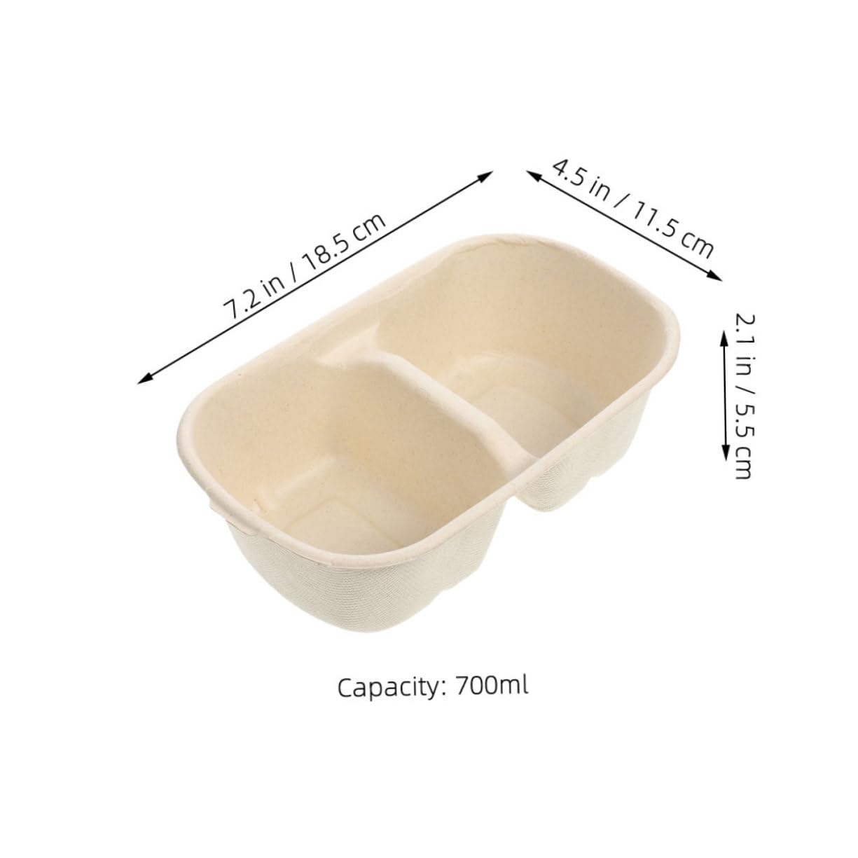 Happyyami 10- and Food Bowl Set for Cats and Dogs Disposable Durable Perfect for Home and Travel