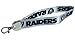 NFL Oakland Raiders Wristlet Lanyard, Silver, One Size