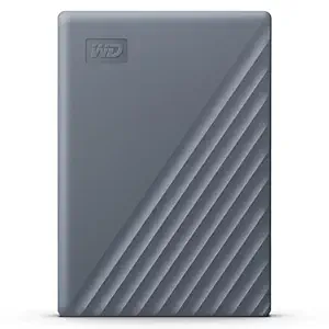 Western Digital My Passport 4TB Grey- Portable Hard Drive, Works with USB-C