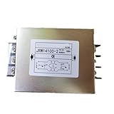 GVMUKNYE AC Anti-Interference 380V Linear Power Filter Socket Purifier Three-Phase Three-Wire Industrial Grade(Single Stage -250VDC 100A)