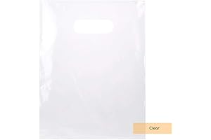 Durable and Spacious 9x12 Clear Plastic Bags for Gifts – Keep Your Presents Pristine