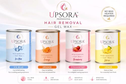 Upsora Hair Removal Gel Wax 800g Ice Blue - Image 8