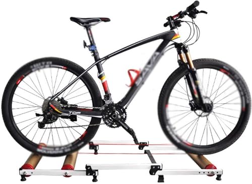 Entrenador para Bicicleta KJZQLMZ Parabolic Ajustable para Fitness Indoor compatible con ruedas 16-27 pulgadas
