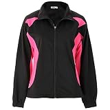 Black and Pink Zip Up Jacket