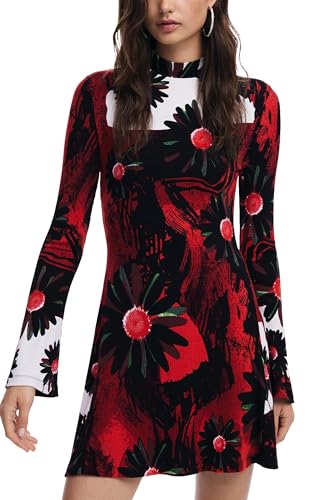 Image of Desigual Women's Woman Knit Dress Long Sleeve