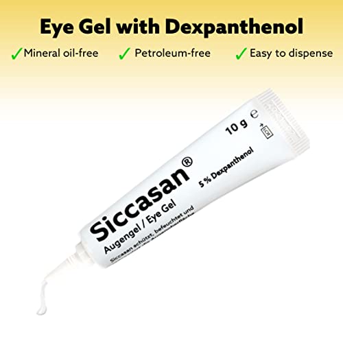 Siccasan & Siccaforte Eye Gel For Dry Eyes | For Night & Day Use | Intensive Dry Eye Gel With Carbomer & Dexpanthenol | Corneal Gel & Eye Lubricant | Hydrates Dry Eyes | Soothes Sore And Red Eyes. #TOP4