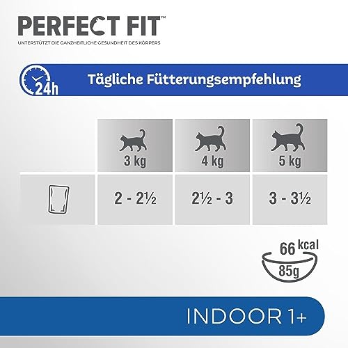 PERFECT FIT™ Katze Portionsbeutel Indoor mit Huhn 12 x 85g