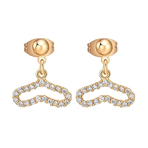 Boucles d'oreilles or jaune 18 carats d'une qualité joaillière au fini coeur creux poli