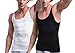 Produktbild WannGe Mens Slimming Body Shaper Vest Shirt, Compression Muscle Tank, 2 Pack - Black and White - S