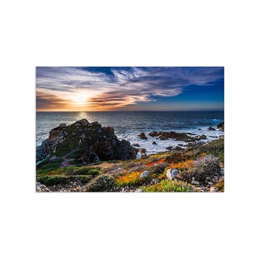 Tableau sur Toile Paysage Marin Nature Impression Toile Décoration Murale Salon 60x90