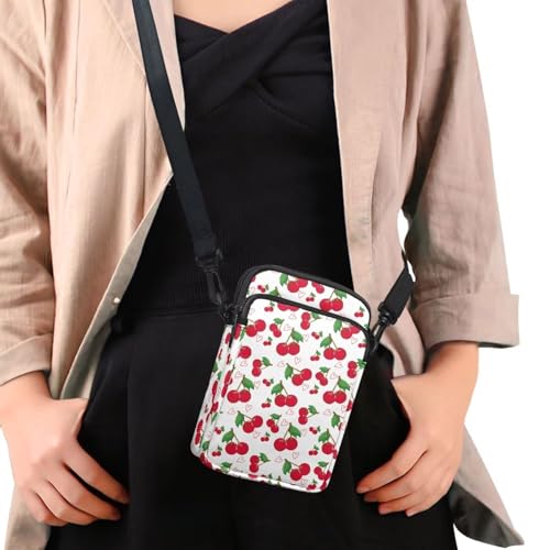 Zip Small Crossbody Bag for Women, Cartoon Cats Puppy Small Crossbody Phone Purse Wallet Bag Shoulder Fanny Pack4