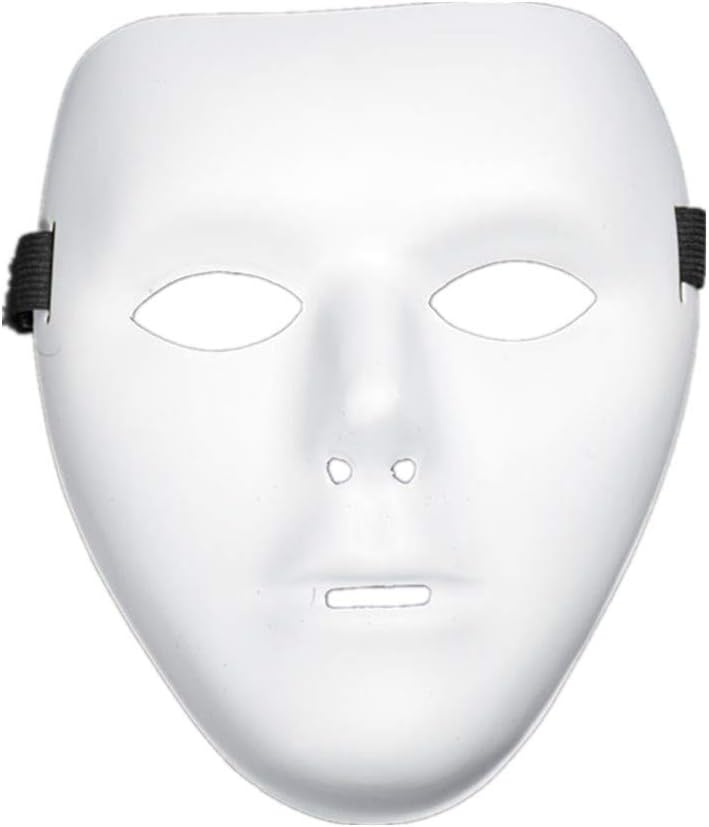 Therian Mask Cat Mask, DIY Blank Cat Masks to Paint, DIY Halloween Hand Painted Face Mask Personality Masquerade 1PC 4
