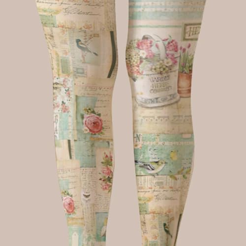 Premium Cotton Cute Kawaii Japanese Lolita Leggings Patterned Tights for Women with Designs 30D Pantyhose Opaque Stockings4