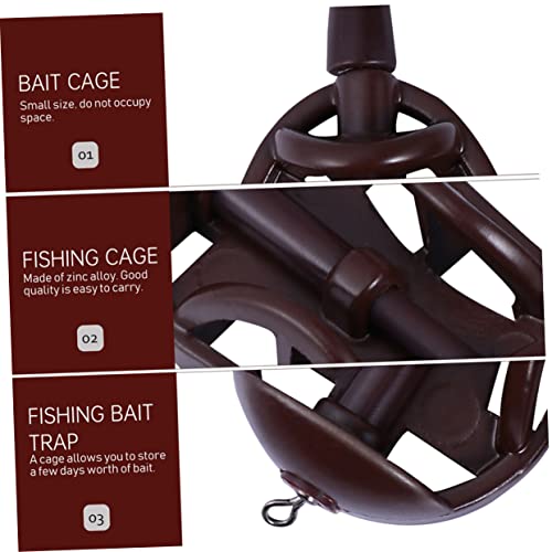 Cage de pêche robuste en zinc pour optimiser l'amorçage de votre panier - 5