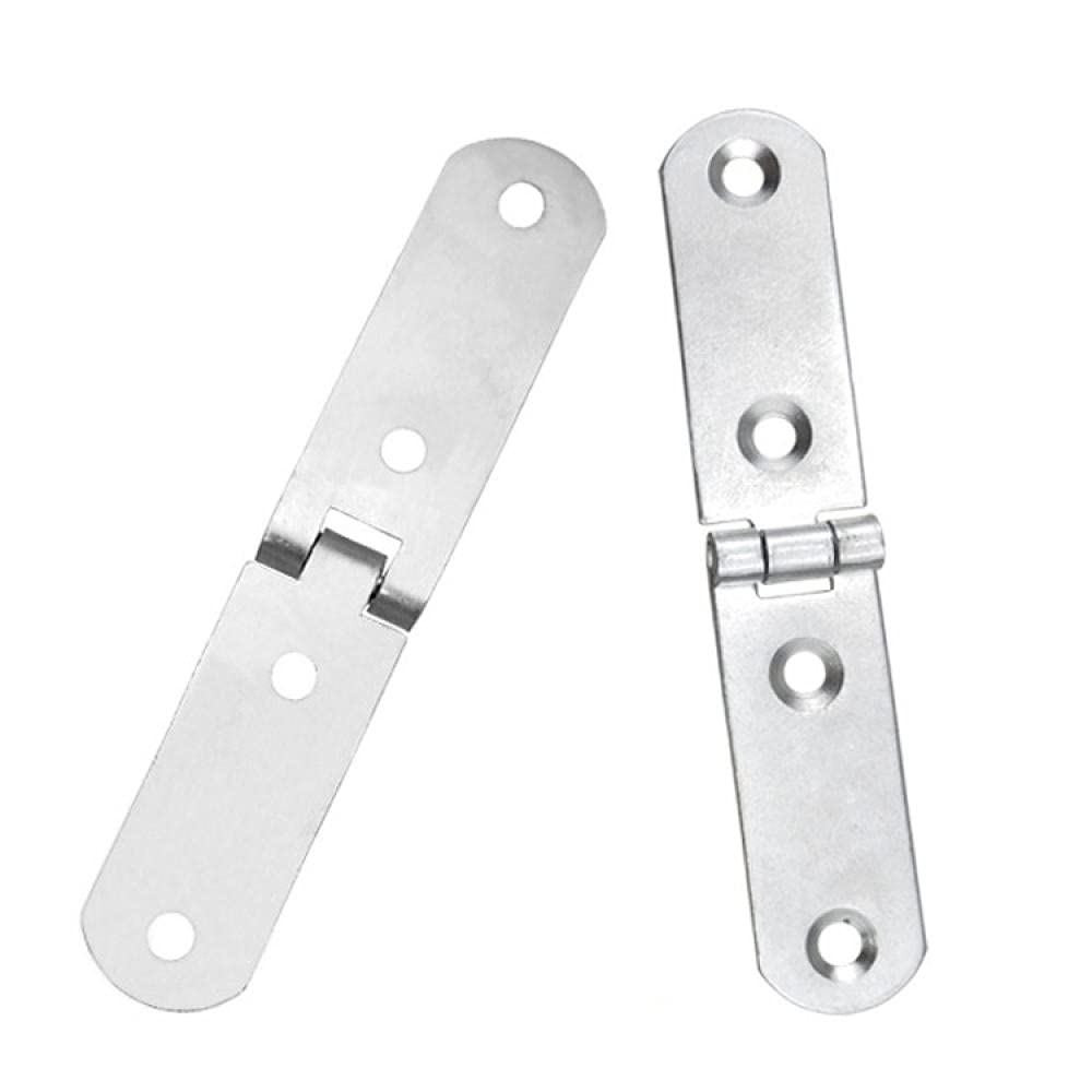 Sybnikolf One Color Door Hinges 10Pcs Flap Fillet Steak Hinge Folding Table Semi Circular Waist Hinge For Cabinet Furniture