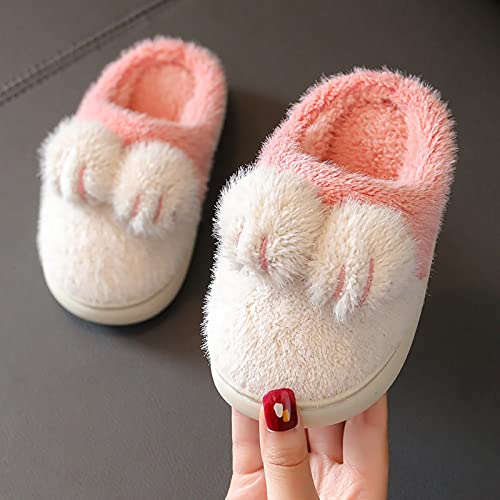 YHEGHT Kids Cotton Slippers Girls Boys Memory Foam Comfy House Slippers Bedroom Home Slippers Winter