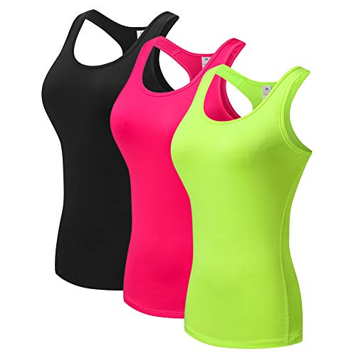 TAISIM Women's Racerback Athletic Workout Running Yoga Tank Tops