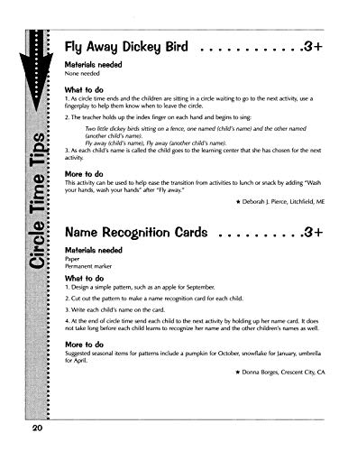 The GIANT Encyclopedia of Circle Time and Group Activities for Children 3 to 6: Over 600 Favorite Circle Time Activities Created by Teachers for Teachers (The GIANT Series) - Image 13
