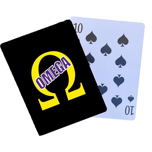 Cartas Omega Fraternity tamaño estándar negro