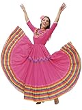 Matériau : cette robe de fête mexicaine est fabriquée en polyester, le tissu est léger et ample, confortable à porter. La couleur est très brillante, robe de style mexicain accrocheur
