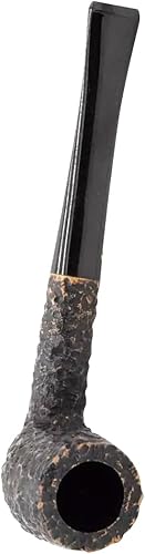 Miniatura 7 de Peterson Pipes Aran - Pipa de brezo mediterránea, pipa irlandesa de madera hecha a mano en Irlanda, billar recto, sin filtro, cola de pez,