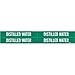 Brady 7081-4, 92072 Self-Sticking Vinyl Pipe Marker, (Pack of 50 Cards)