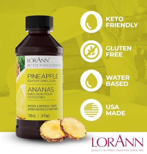 Image of LorAnn Oils Pineapple Emulsion & Flavoring For Baking