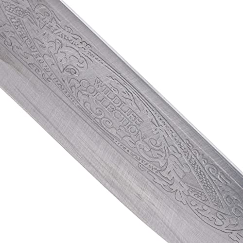 ASR Outdoor 13 inch Decorative American Eagle Etched Blade Collectors Hunting Knife, Ornamental Scabbard and Handle - Thumbnail 7