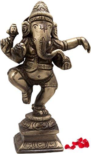 Ganesha dansant en laiton pour rompre la monotonie d'une déco terne #SR-541