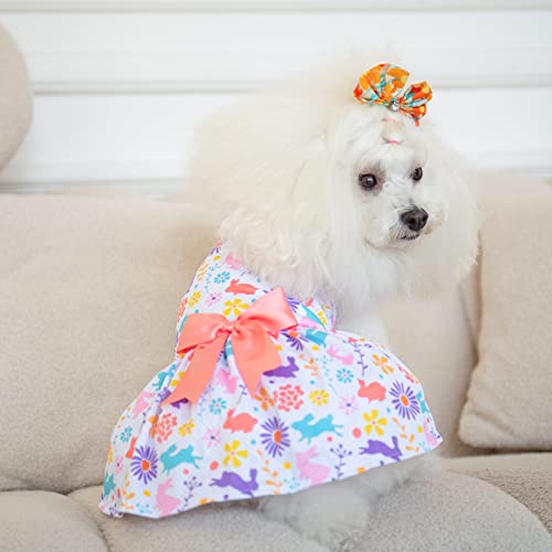 Image of CuteBone Dog Mesh Dress Puppy Sundress Pet Outfit Summer Fashion for Small Dogs Girl Cat Clothes