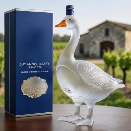 30th Anniversary 3D Sculpted Vodka Bottle Vodka 3d Sculpted Goose Bottle 350ml (Frosted)
