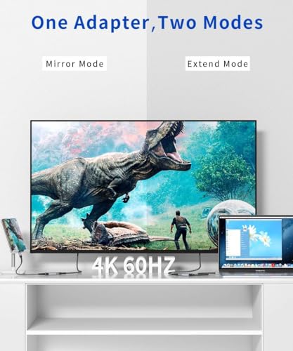 image for JSAUX USB C to Mini DisplayPort Adapter 4K@60Hz, Type C to Mini Displa