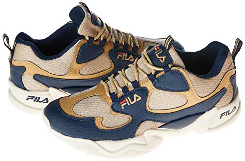 Tênis Carrera, Fila, Masculino, Caramelo/Marinho/Bege, 40