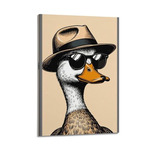 Décoration murale canard mignon pour chambre vintage