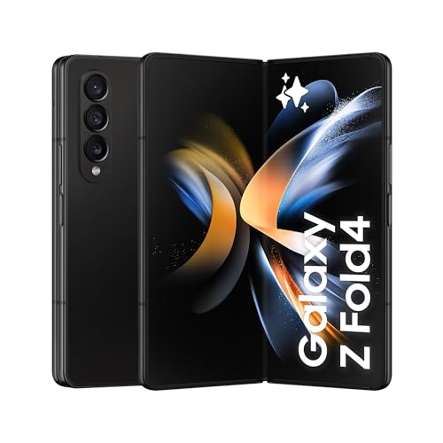 Samsung Galaxy Z Fold4 5G Mobiltelefon ohne SIM-Karte Android Klapp-Smartphone 256 GB, Phantom Black, inkl. 36 Monate Herstellergarantie [Exklusiv bei Amazon]