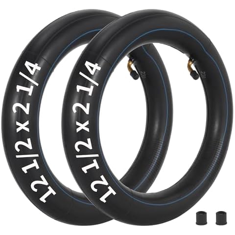 RUTU 2-Pack 12 1/2 x 2 1/4 Inner Tube 12.5 x 2.25 Scooter Replacement Tire Tube Compatible with Bella Bistro Blossom Chrissy Hannah Montana Electric Scooters Cover