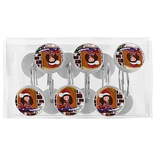 Crochets de rideau de douche de Noël indispensables pour suspendre vos liners - 6